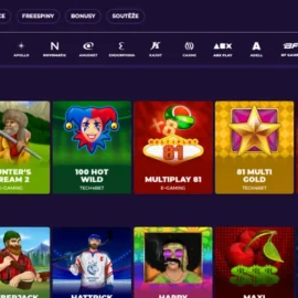 Největší nabídku casino her v Česku nabízí GrandWin s více jak 1 000 hrami